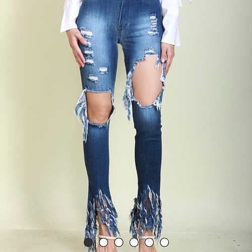 9912 EYE POPPING DISTRESSED JEANS