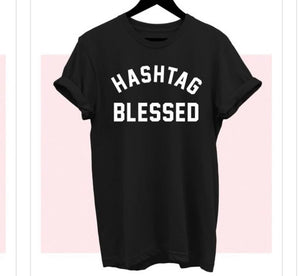 9912 HASHTAG BLESSED TEE