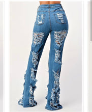 Load image into Gallery viewer, 9912 Peek a Boo Jeans